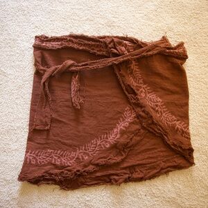 Tribal wrap skirt